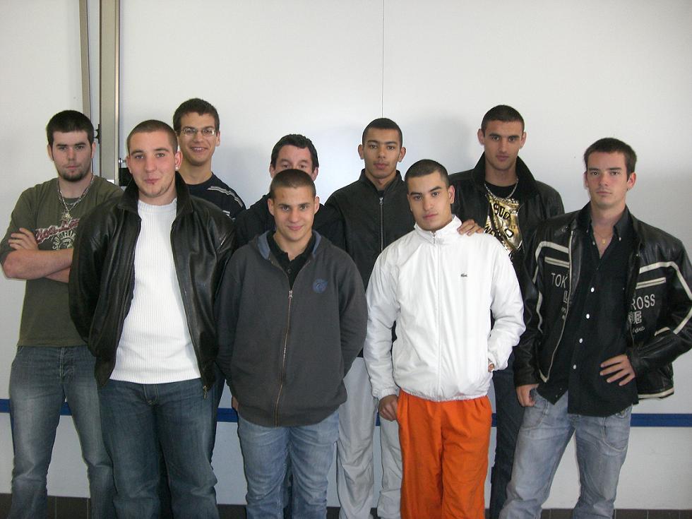 Photo de classe des BAC PRO ROC