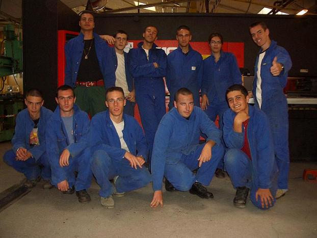 Photo de classe des BAC PRO ROC