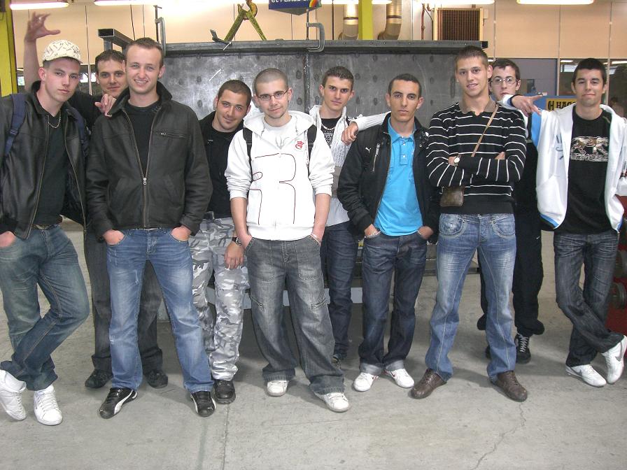 Photo de classe des BAC PRO ROC