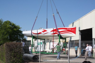 Photo de l'inauguration d'Andy 27 du Lycée de saint amour