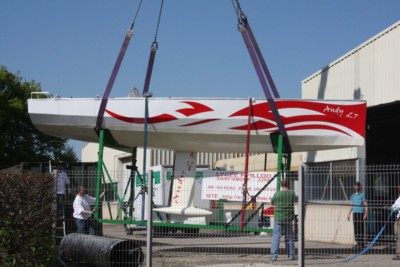 Photo de l'inauguration d'Andy 27 du Lycée de saint amour