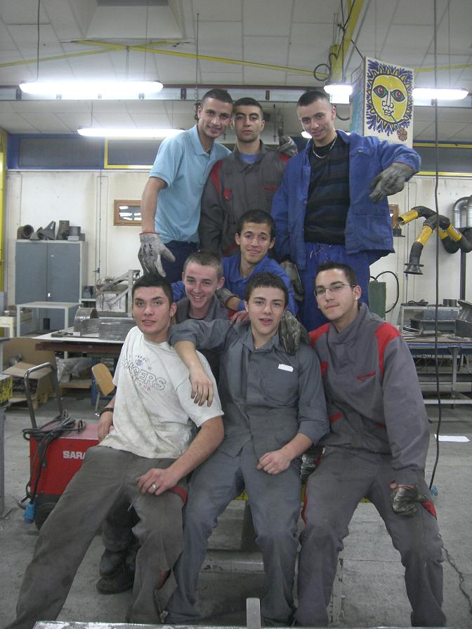 Photo de classe des BEP ROC