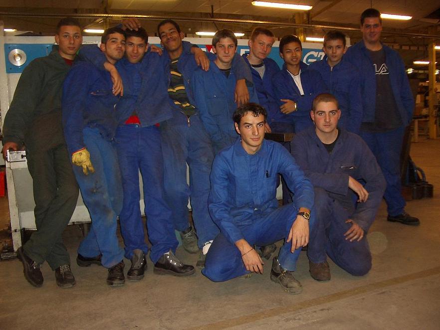 Photo de classe des BEP ROC