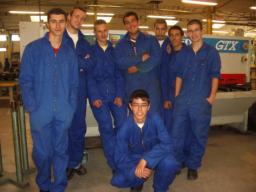 Photo de classe des BEP ROC