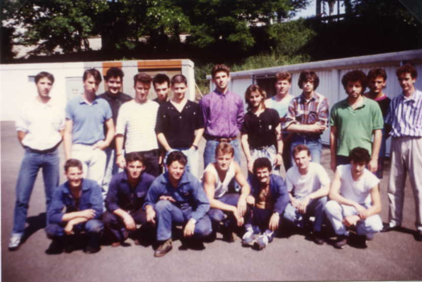 Photo de classe des BT, Brevet de technicien