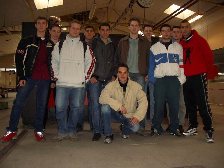 Photo de classe des BTS ROC, Brevet de technicien supérieur Réalisation d'ouvrages chaudronnés