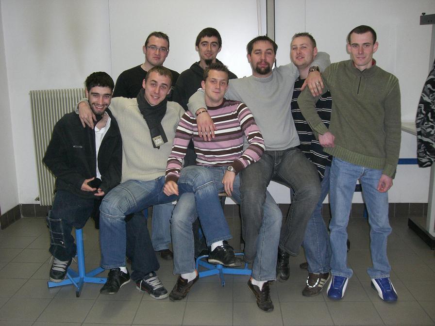 Photo de classe des BTS ROC, Brevet de technicien supérieur Réalisation d'ouvrages chaudronnés