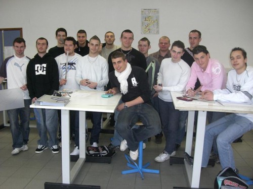 Photo de classe des BTS ROC, Brevet de technicien supérieur Réalisation d'ouvrages chaudronnés