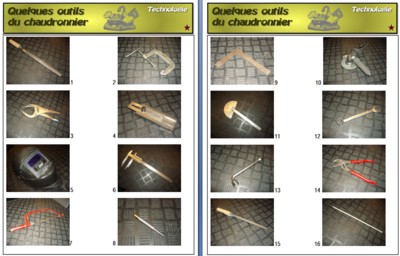 Les outils du chaudronnier