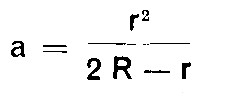 Formule pour cintrage de tube