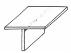 Soudure en angle au plafond de toles