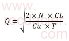 Formule de Wilson