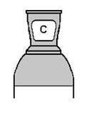 Couleur ogive bouteille gaz CO2