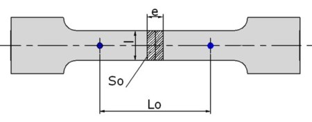 Eprouvette traction prismatique