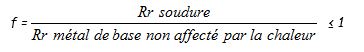 Coefficient de joint