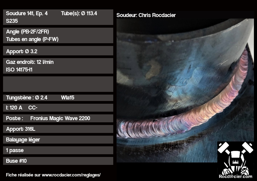 Soudure 141 P-FW PB