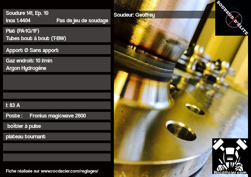 Soudure 141 T-BW PA