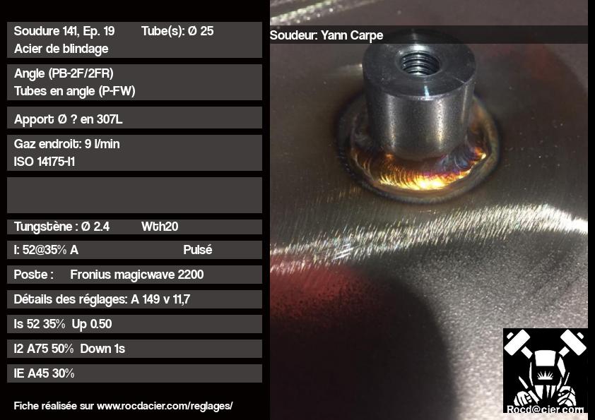 Soudure 141 P-FW PB