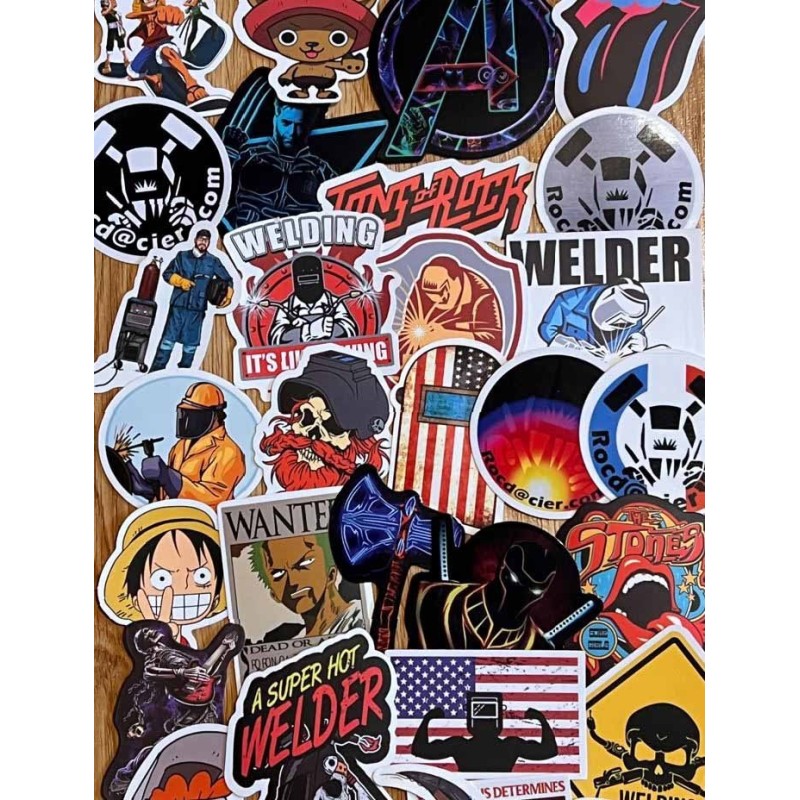 Lot De 100 Autocollants Graffiti Vinyle - Imperméables, Pour Skate, Casque, Voiture