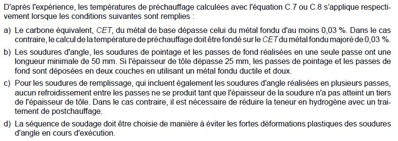Paragraphe temperature prechauffage methode B