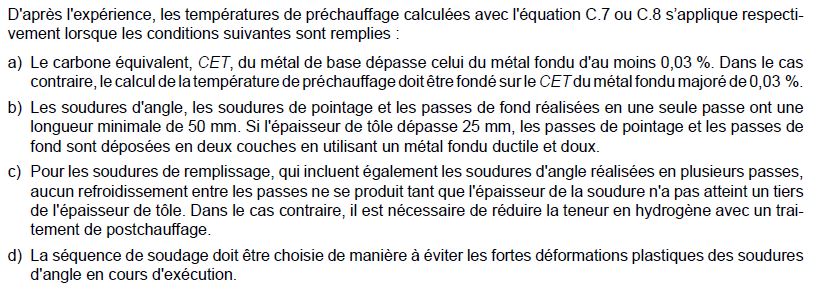 Paragraphe temperature prechauffage methode B