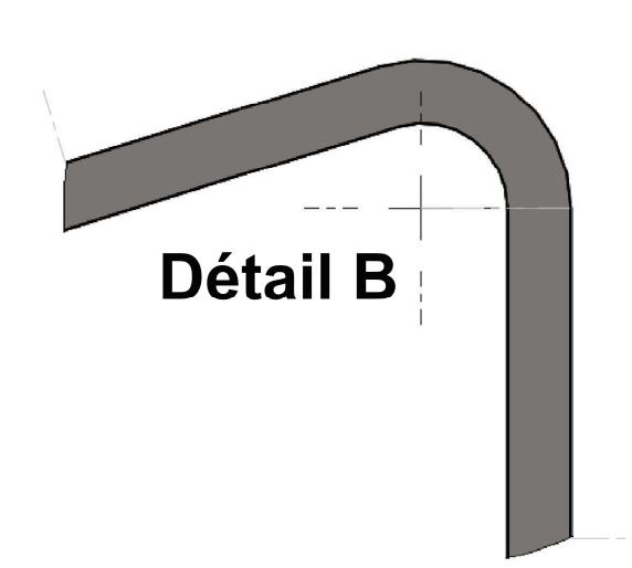 Pli détail B