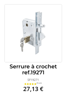 Serrure pour portail
